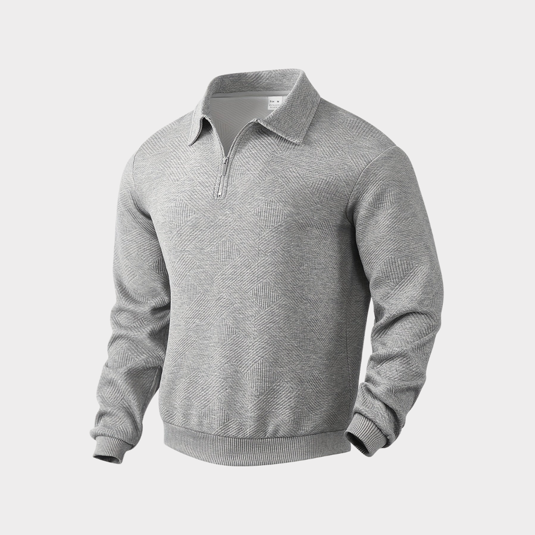 Premium Quarter Zip Trui voor Heren