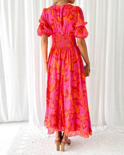 Dames Maxi-jurk Elegant Losvallend