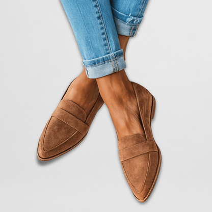 Dames Orthopedische Instappers Zacht Suede - StudioMarella
