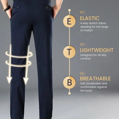 Elastische Herenbroek Stretch Pantalons Ralf