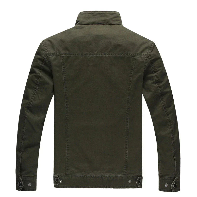 Leren Bomberjas Heren Militair Stijl Jacket