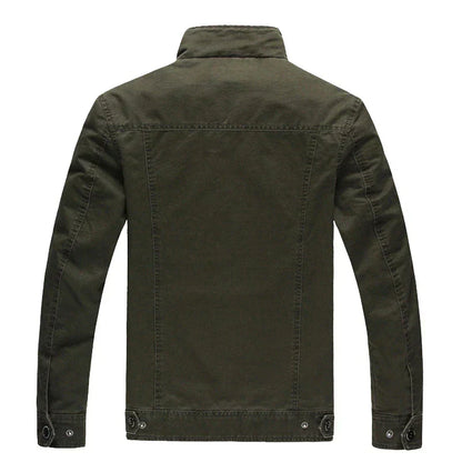 Leren Bomberjas Heren Militair Stijl Jacket
