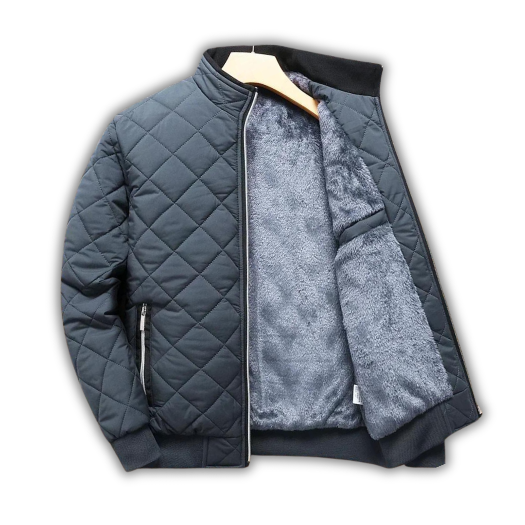 Heren Jas Warm Fleece Gevoerd Comfortabel - StudioMarella
