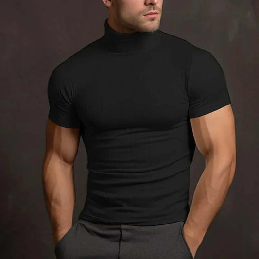 Heren T-shirt Effen Kleur Comfortabel Katoen - StudioMarella