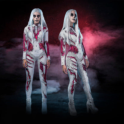 Halloween Jurk voor Vrouw Polyester Zwarte Feestjurk