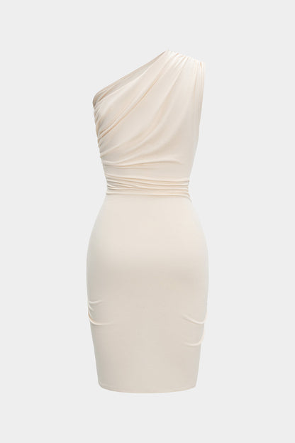 Amara | Dames Midi-jurk - Asymmetrisch met Ruches, Elegant Jurk voor Feestjes 1