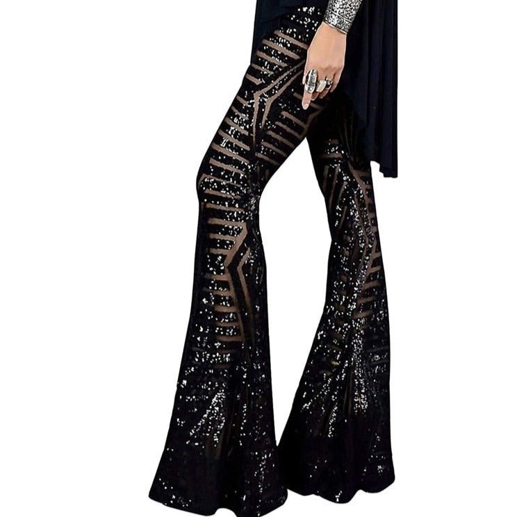 Glitter Pailletten Broek Elegante Feestoutfit - StudioMarella