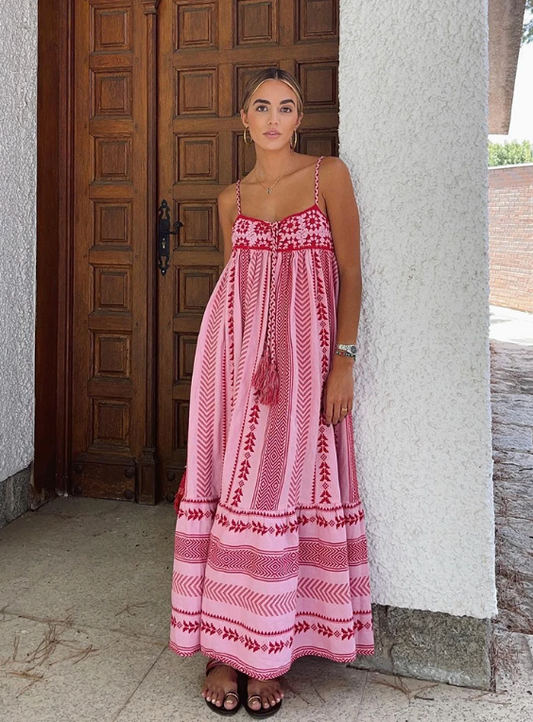 Maxi Zomerjurk Dames Elegante A-lijn Stijlvolle Jurk - StudioMarella