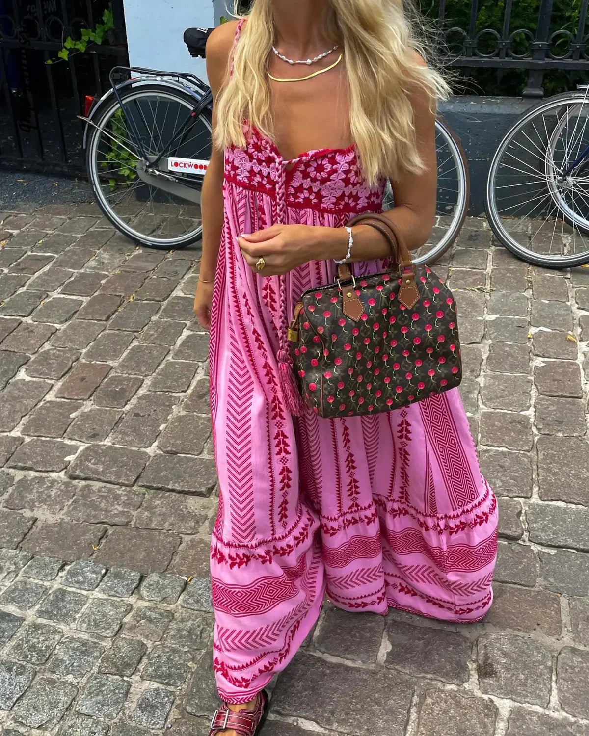Maxi Zomerjurk Dames Elegante A-lijn Stijlvolle Jurk
