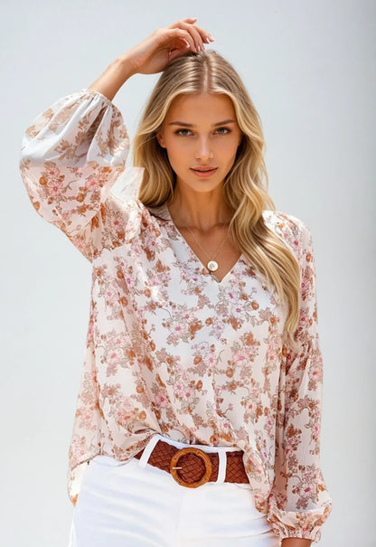 Bloes Blumenprint Casual Vrouw
