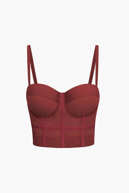Dames Corset Bustier ademend maaswerk