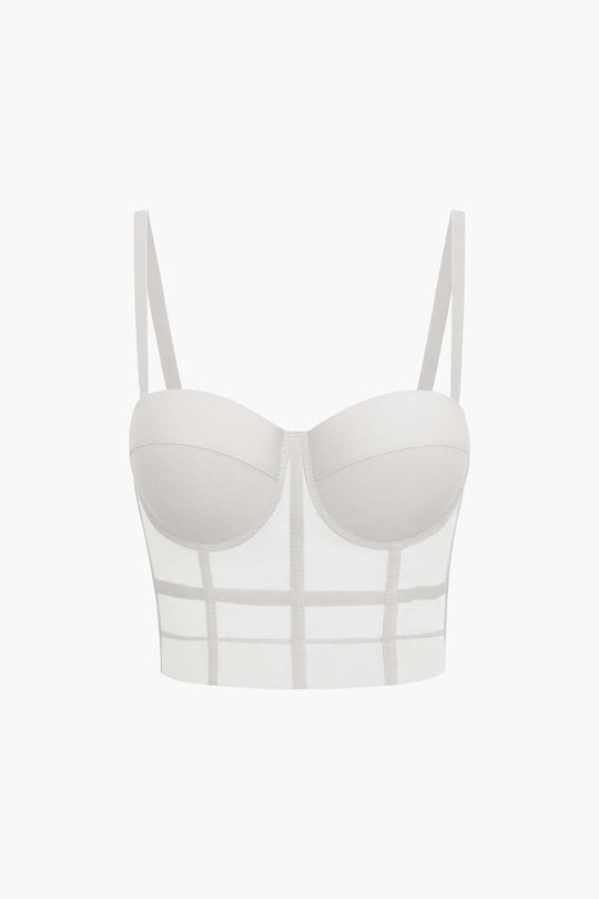 Dames Corset Bustier ademend maaswerk