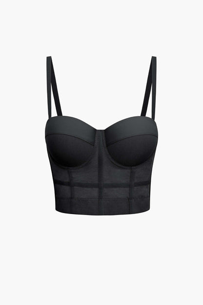 Dames Corset Bustier ademend maaswerk