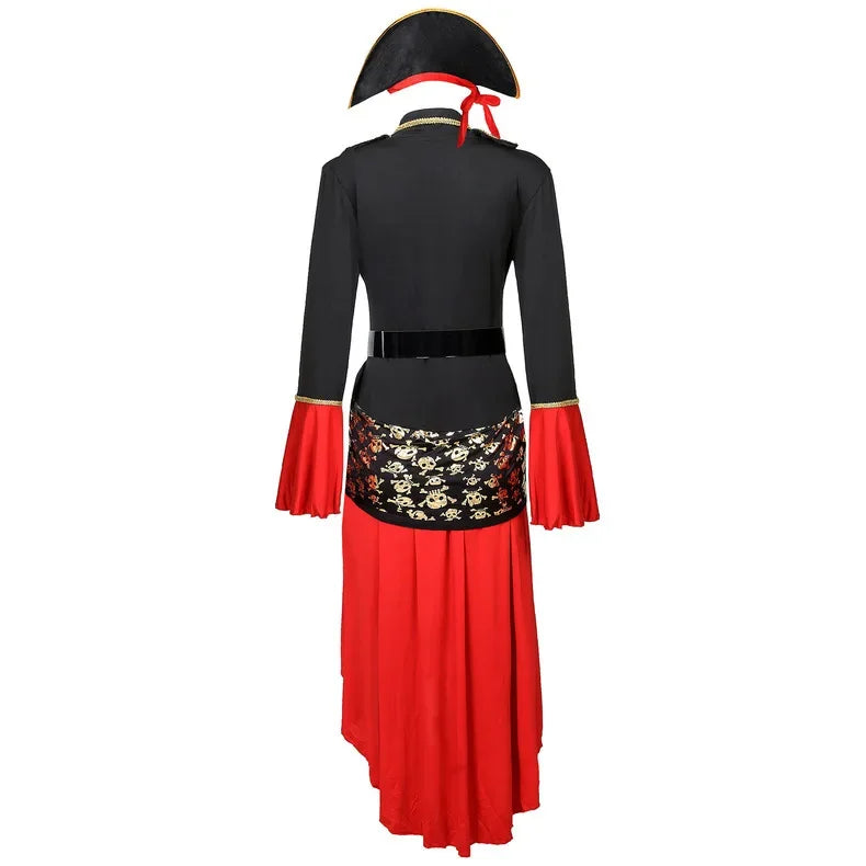 Piratenjurk Vrouw Halloween Feestkleding Elegante Stijl