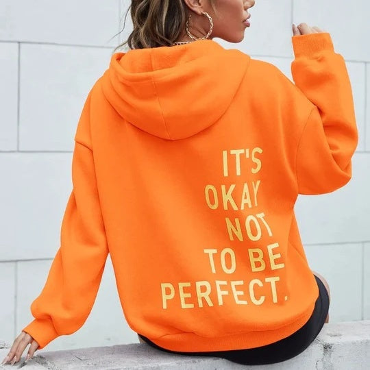 Luna Oversized Hoodie Goudkleurige Details Luxe Stof