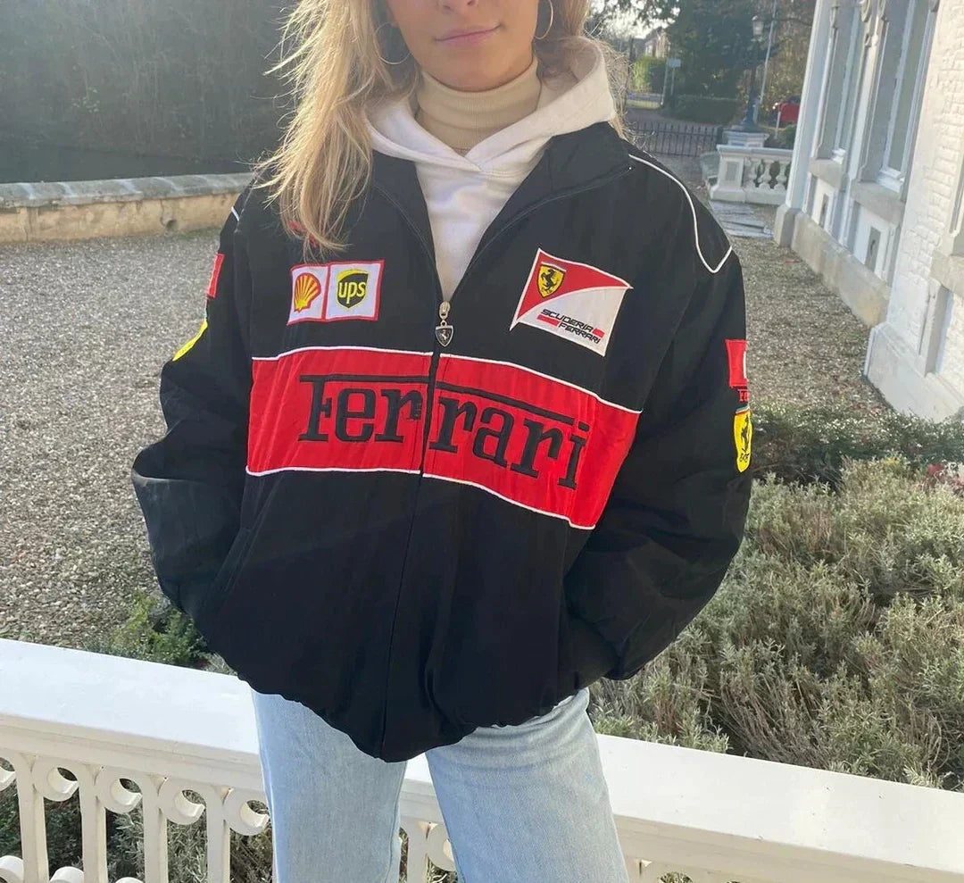 Vintage Racerjack Stijlvol Leer Jacket - StudioMarella