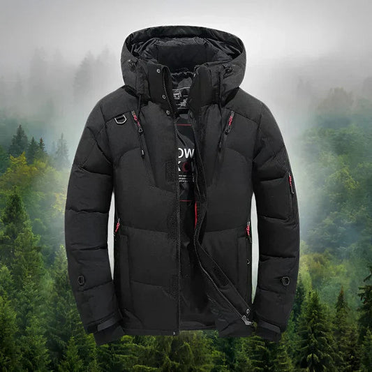 Heren Winterjas Arctis Duurzaam Polyester met Afneembare Kap - StudioMarella