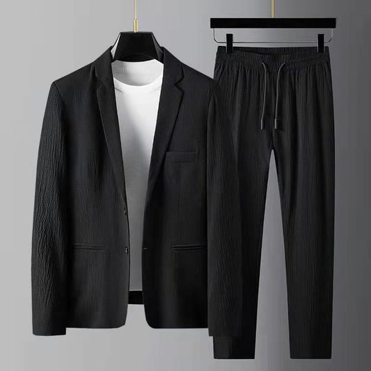 Herenslimfit Blazer en Broek Set - StudioMarella
