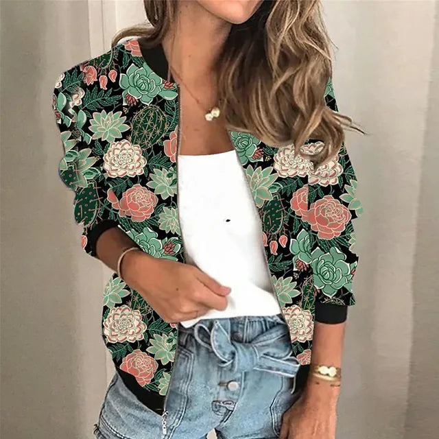 Damen Tussenjas Stijlvol Met Rits Trendy - StudioMarella