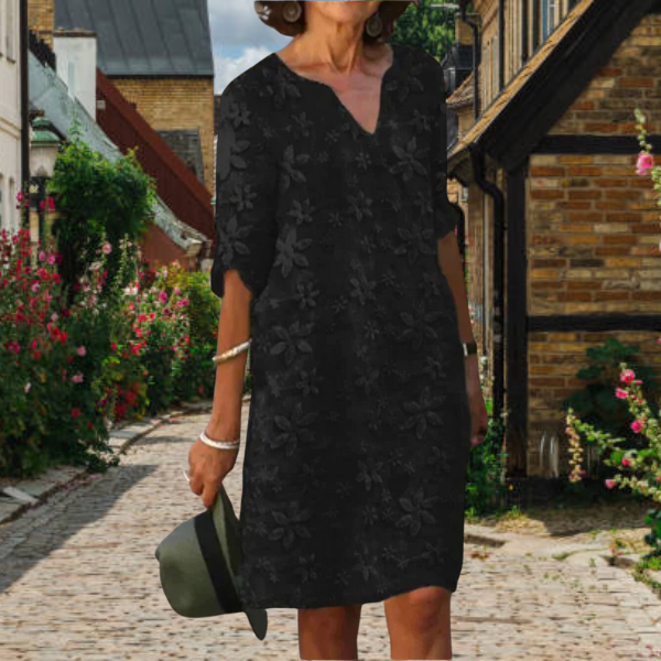 Ava | Comfortabele en veelzijdige jurk met bloemenprint 1
