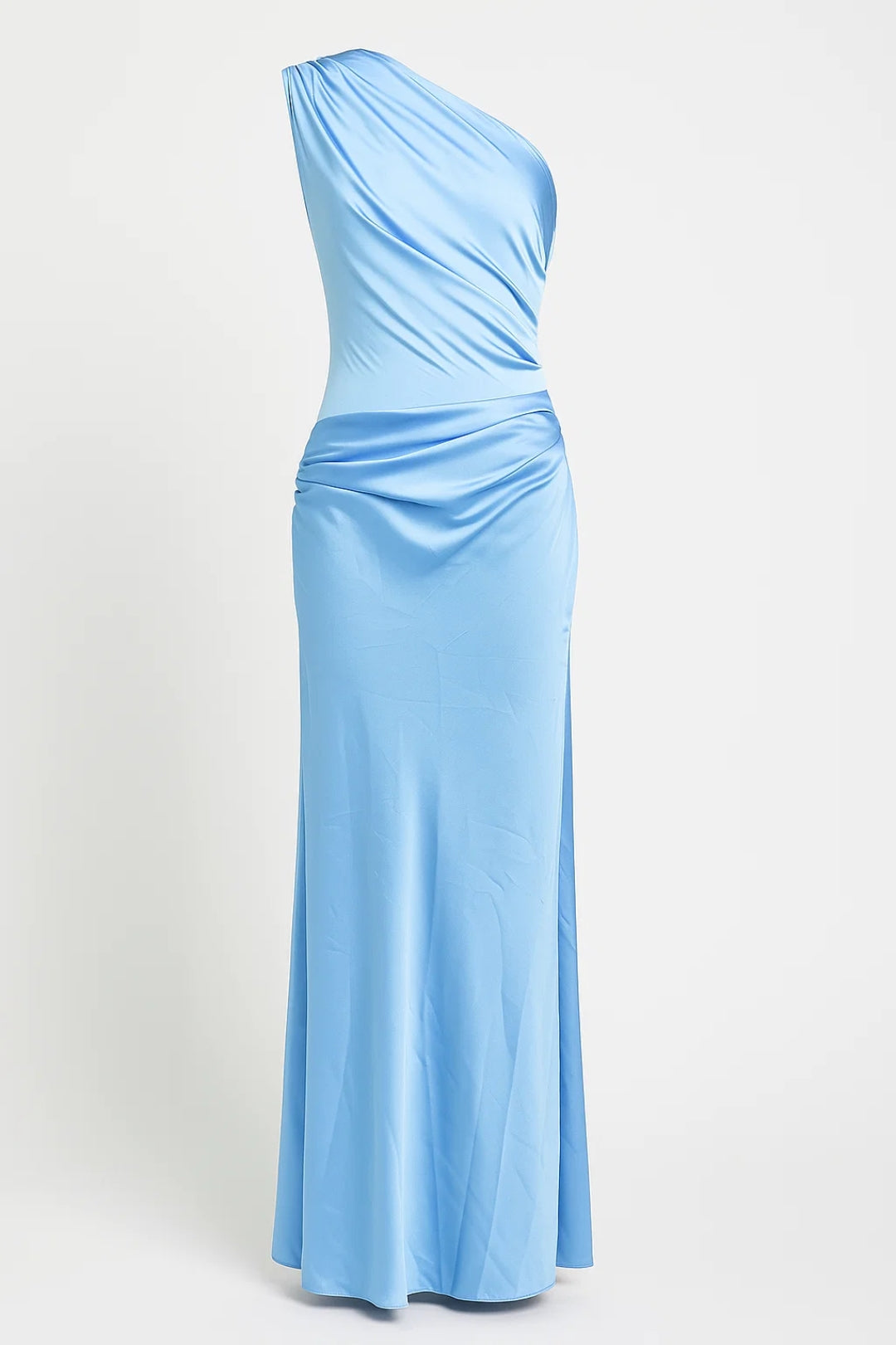 Elegante Avondjurk met Één Schouder Lange Split