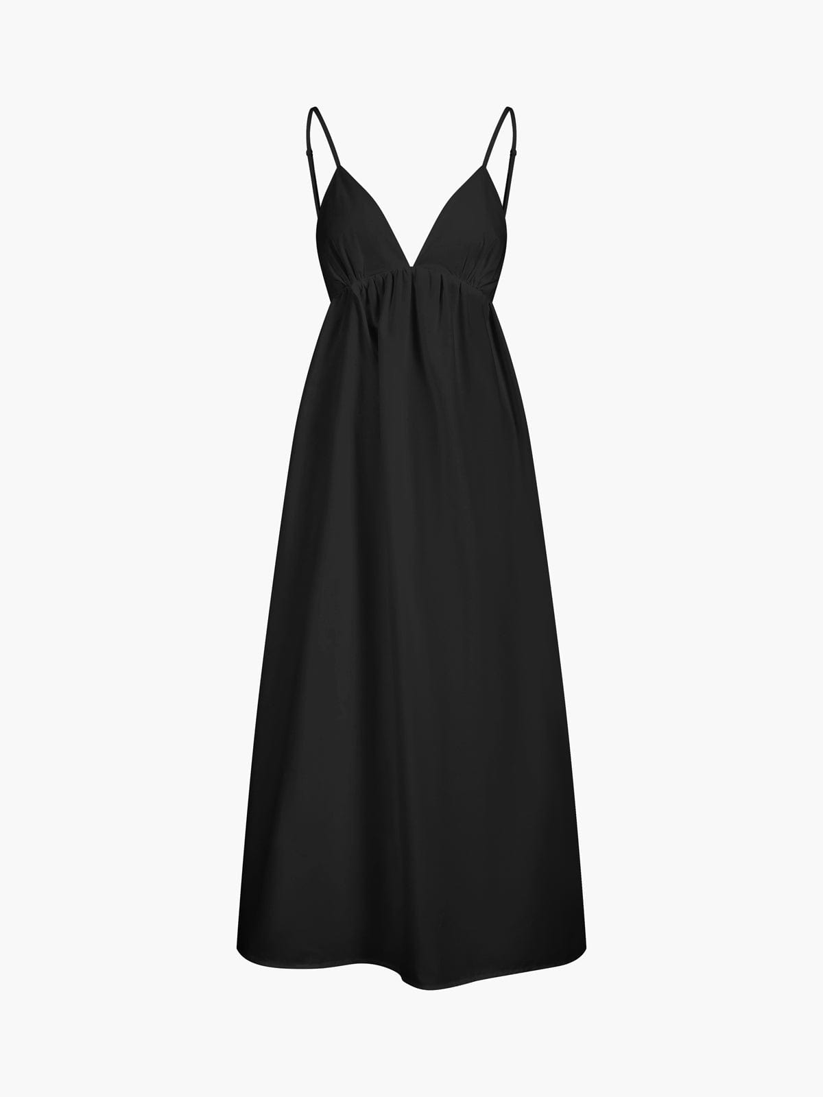 Zomerjurk Maxi Elegant Rugloos met Cut-Out Details