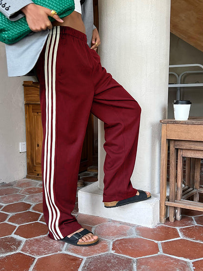 Pantaloni Patchwork Streepjes