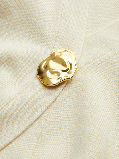 Gouden Knopen Cardigan voor Vrouw