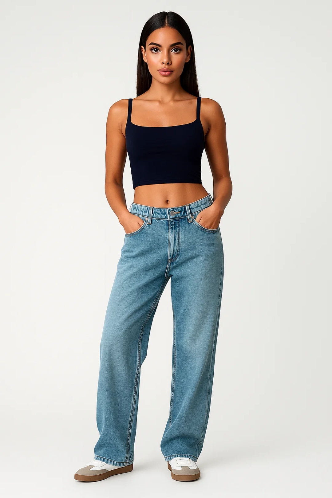 Dames Jeans Baggy Fit Casual Relaxte Pasvorm