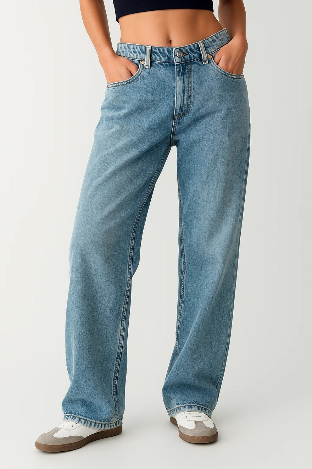 Dames Jeans Baggy Fit Casual Relaxte Pasvorm - StudioMarella
