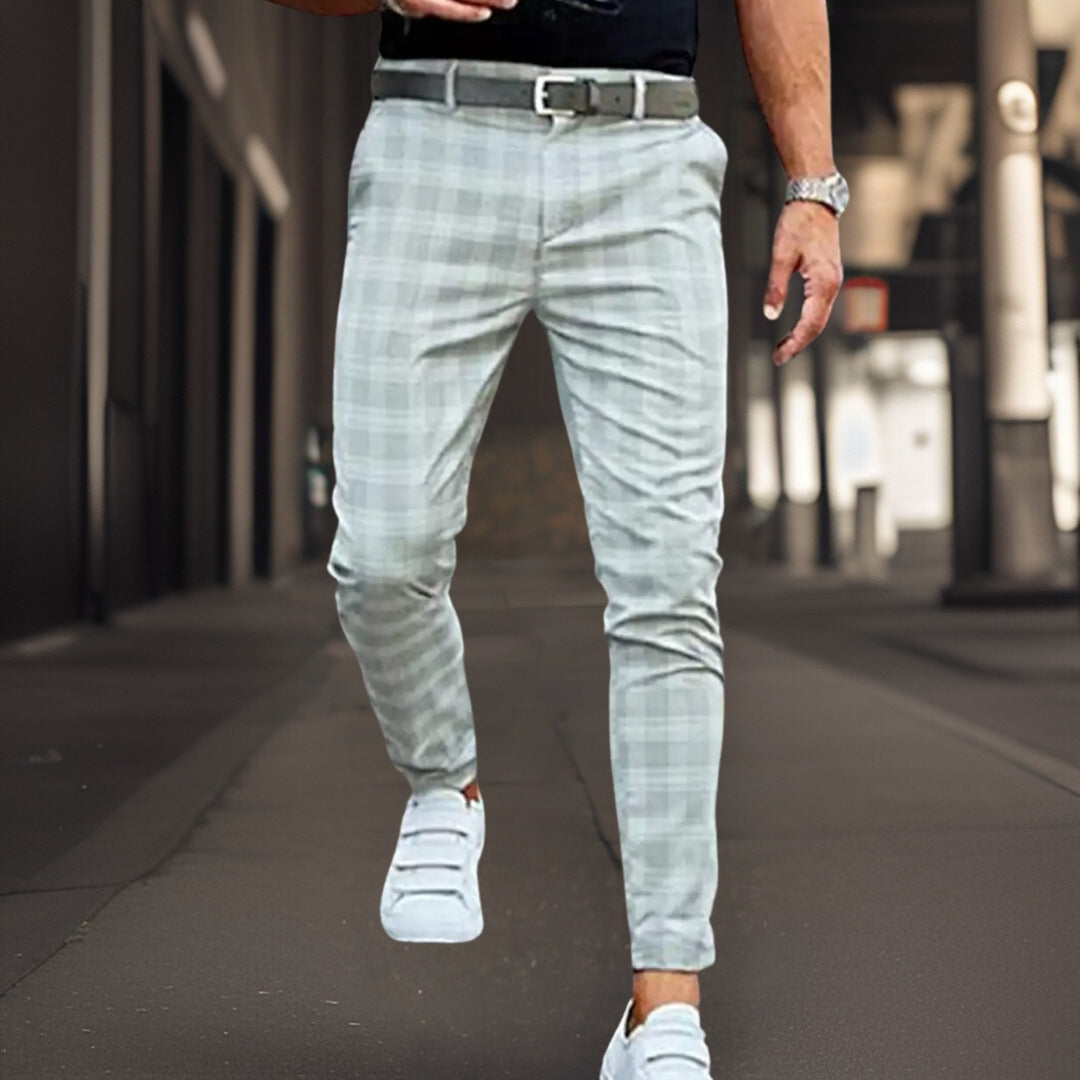 Heren Chino Broek Comfortabel Met Veel Zakken