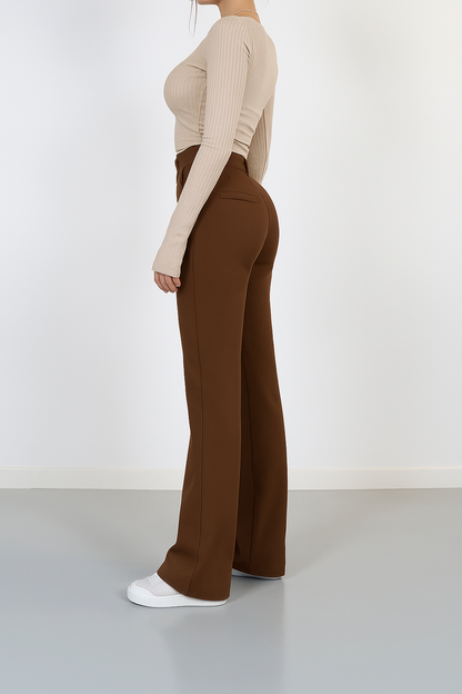 Beau | High-Waist Pantalon Met Rechte Pijpen11