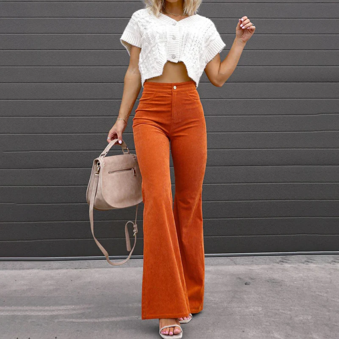 Wijdere Broek met Rib Rand - StudioMarella