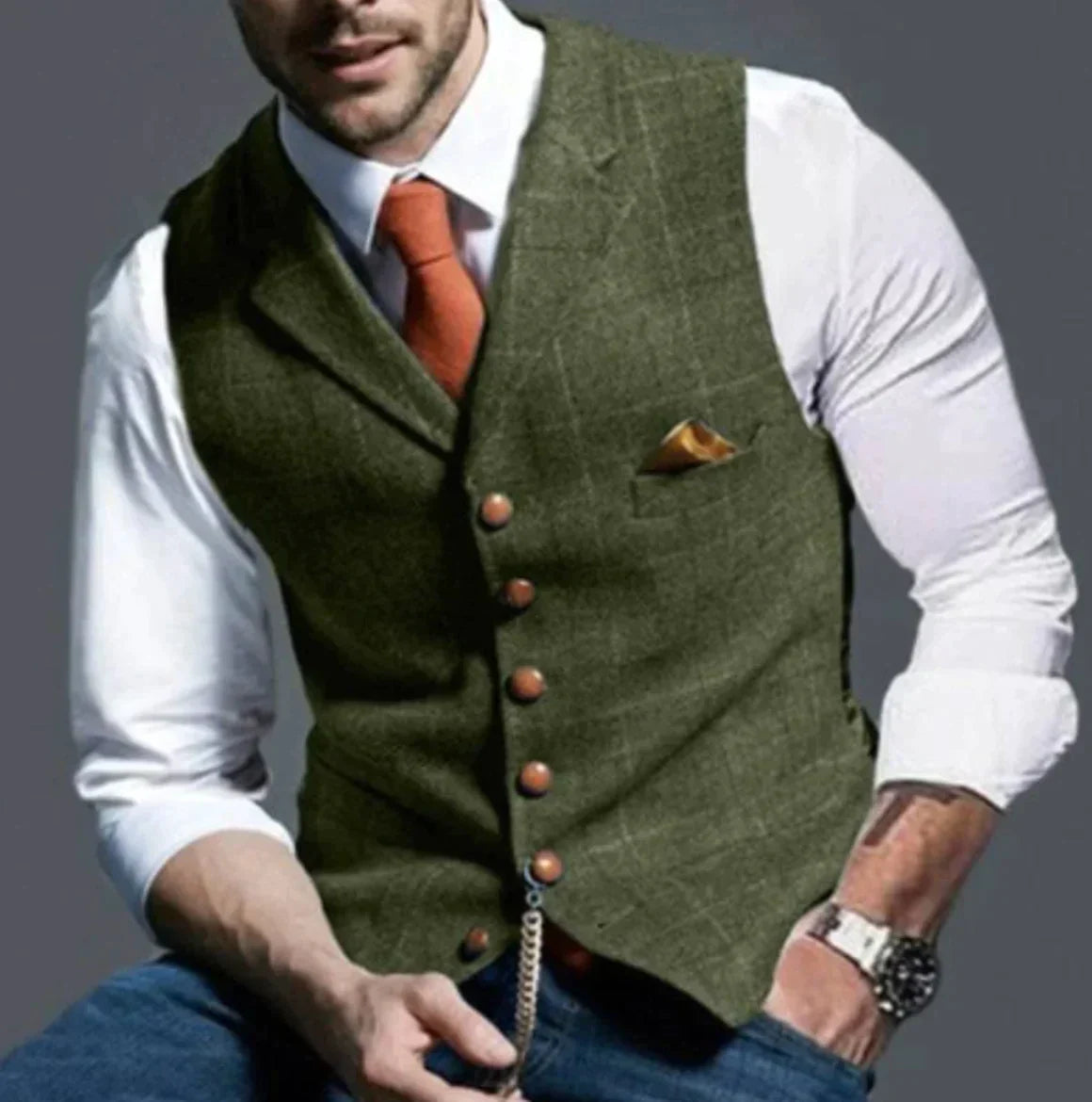 Dante Gilet Elegant Heren