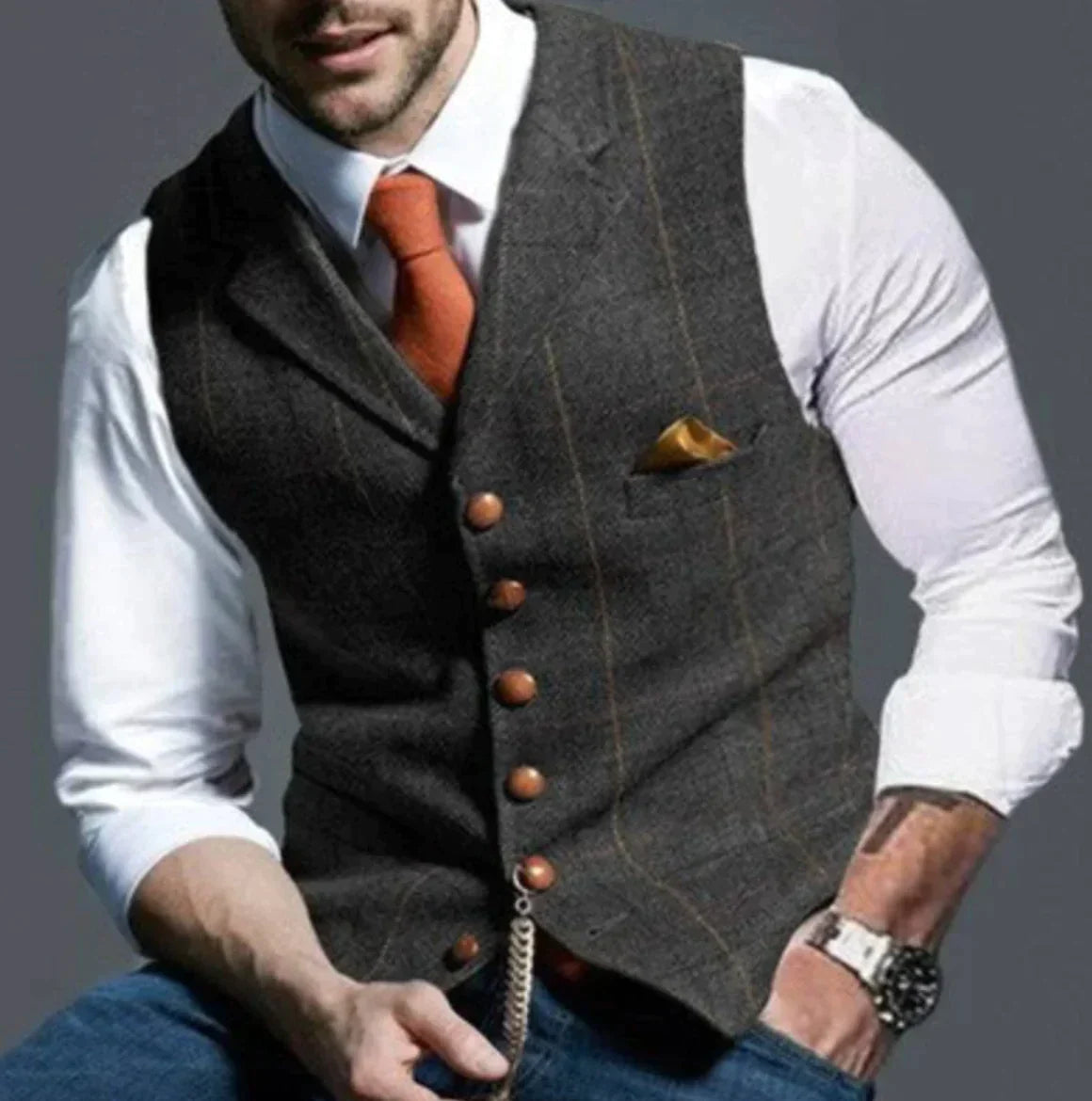 Dante Gilet Elegant Heren