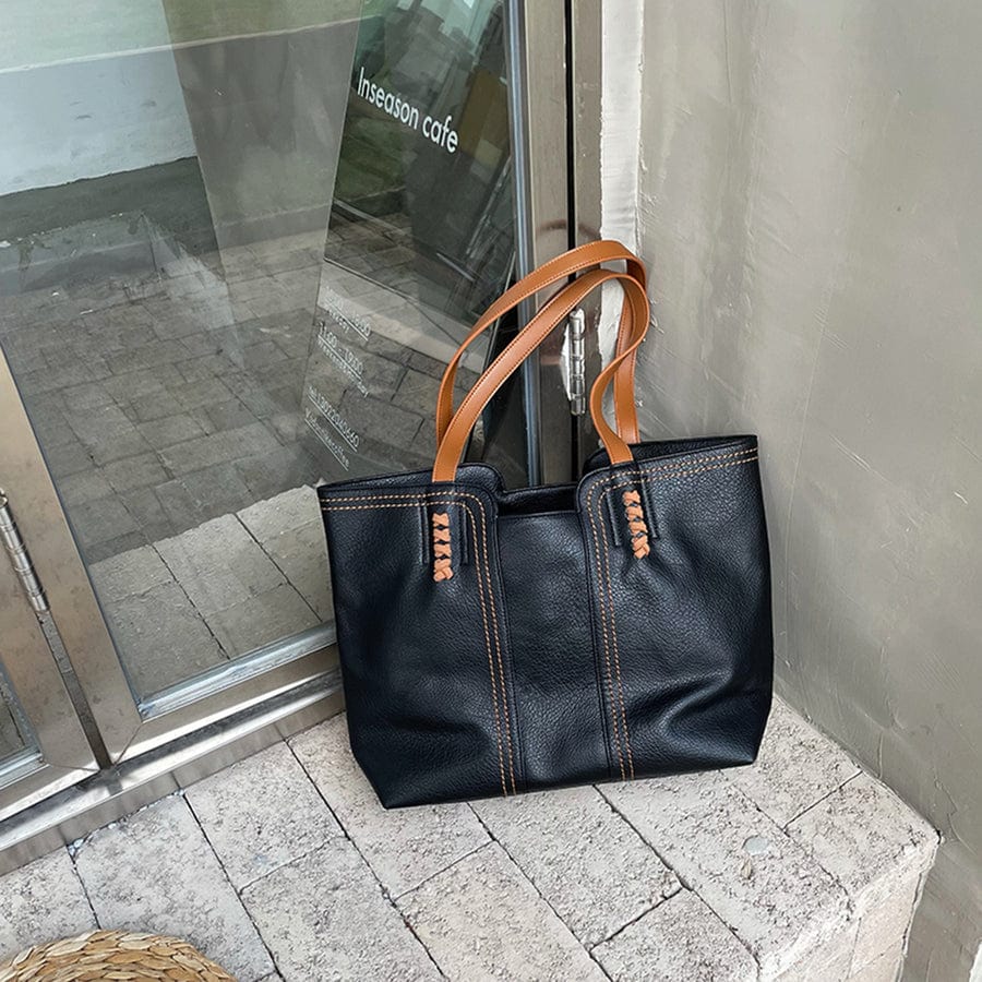 Dames Schoudertas Groot Leer Elegant Timeless Stijl - StudioMarella