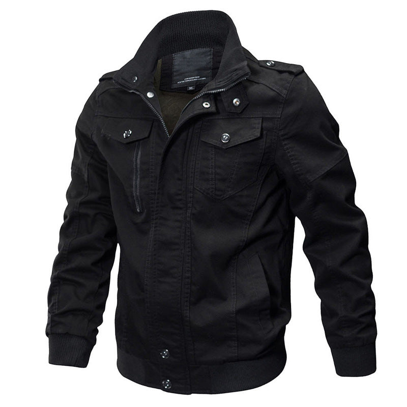 Heren Bomberjack Warm Fleece Lichte Jas