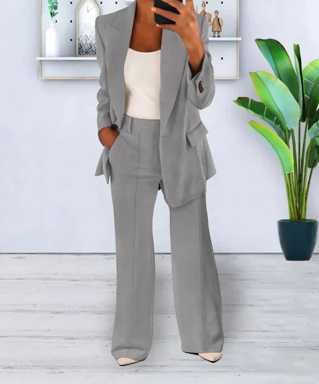 Blazer en Broek Set | Oversized Pasvorm & Lichte Stretch