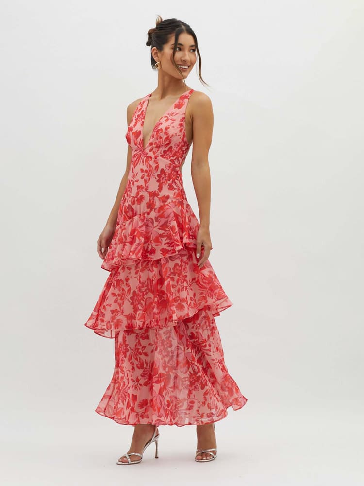 Bloemen Maxi Jurk Zomerjurk Vrouwelijk - StudioMarella