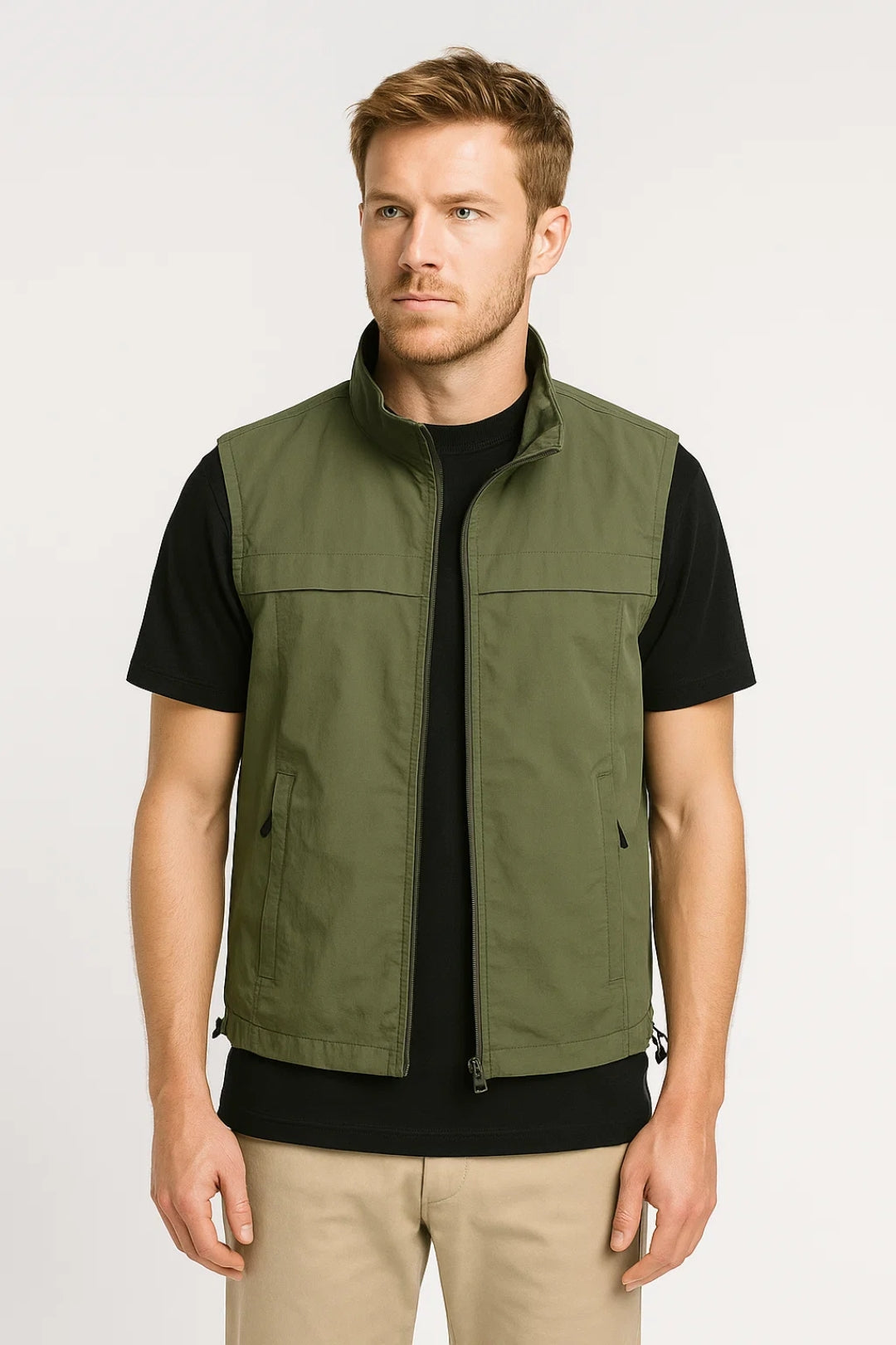 Lichtgewicht Bodywarmer Heren met Meerdere Zakken Casual Stijl - StudioMarella
