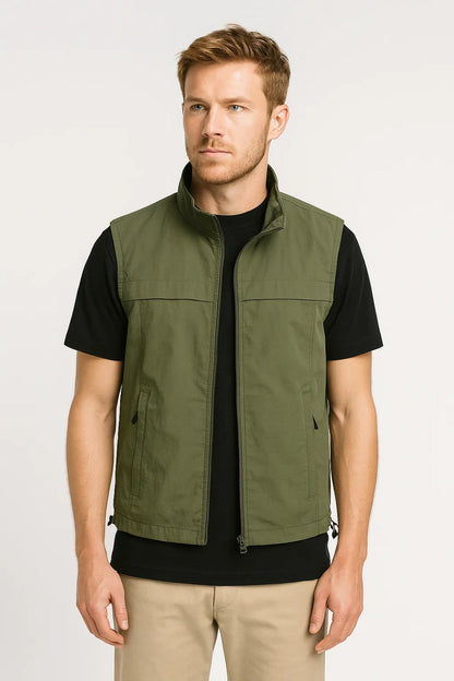 Lichtgewicht Bodywarmer Heren met Meerdere Zakken Casual Stijl - StudioMarella