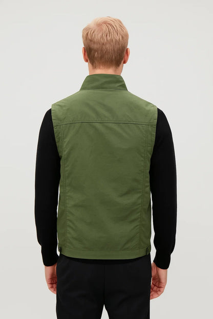 Lichtgewicht Bodywarmer Heren met Meerdere Zakken Casual Stijl