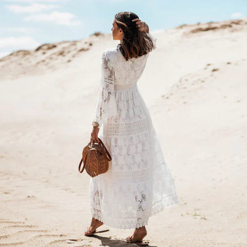 Boho Maxi Jurk Lange Mouwen | Lange Jurk Dames 1