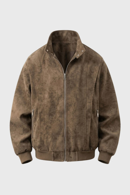 Bomberjack Heren Oversized Opstaande Kraag Casual - StudioMarella