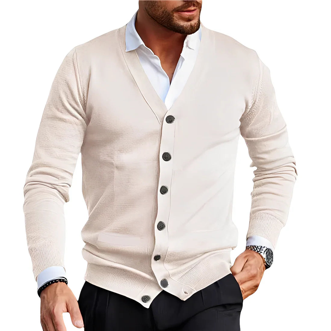 Heren Vest Casual Comfortabel Met Tijdloze Stijl - StudioMarella