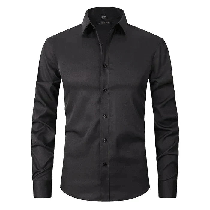 Heren Overhemd Wit Klassiek Stijl Dirk Design