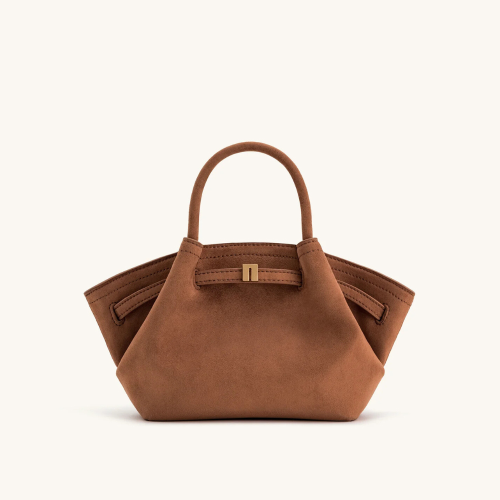 Vegan Suède Handtas Mini - Elegant en Compact