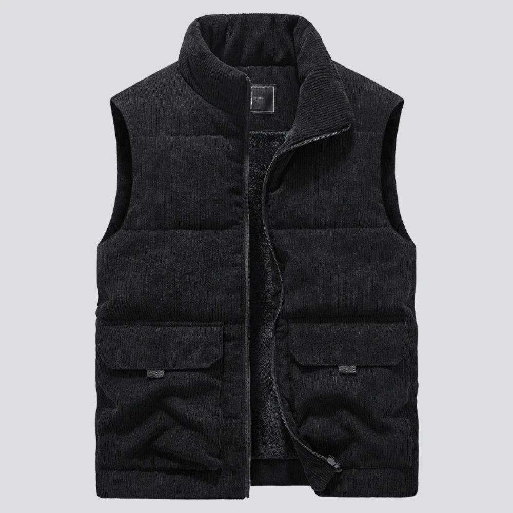 Heren Wintervest Corduroy Warm en Comfortabel