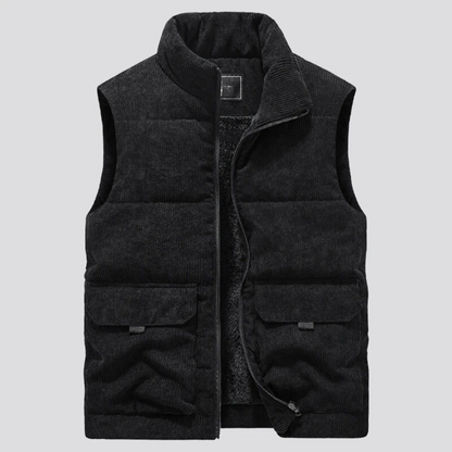 Heren Wintervest Corduroy Warm en Comfortabel
