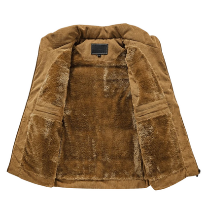 Heren Corduroy Vest Warm en Stijlvol voor de Winter